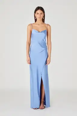 Camilla And Marc Monroe Slip Dress Blue Size AU 10 for rent on The Volte - image 1