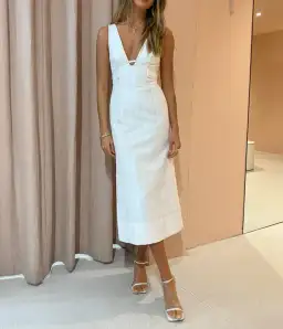 Acler Brooklake Dress White Size 6