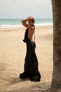 Rat & Boa Donyale Dress Black Size XS/AU 6 for rent on The Volte - image 4