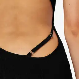 Aya Muse Alder Dress Black Size AU 6