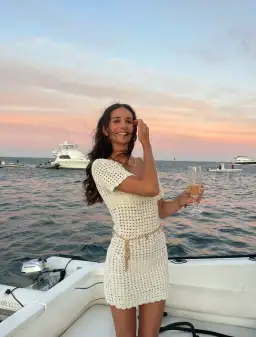 Isabelle Quinn Sofia Mini Dress Ivory White Size AU 4 for rent on The Volte - image 4