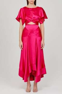 Acler Palmera set pink size 10 