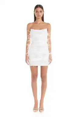 Eliya the Label The Tiffany Dress White Size XS/Au 6 for rent on The Volte - image 1