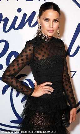 Bronx & Banco Isabella Gown Black Size 12 for rent on The Volte - image 1