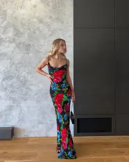 Rat & Boa Casablanca Dress Floral Size S/AU 8 