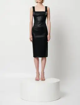 Elliatt Grevillea Midi Dress in Black Size 8 for rent on The Volte - image 1