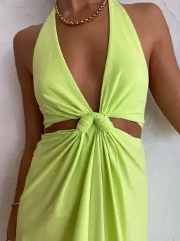 Camila and Marc Zandar Maxi Dress Apple Sorbet Size 6 for rent on The Volte - image 2