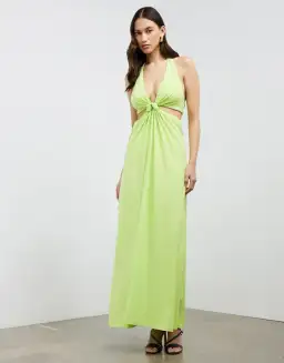 Camila and Marc Zandar Maxi Dress Apple Sorbet Size 6 for rent on The Volte - image 1