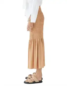 Sovere Trilogy Maxi Skirt Gold Apricot Size AU 8 for rent on The Volte - image 3