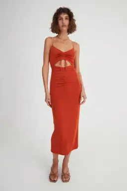 Hansen & Gretal Tropicano Dress Ginger Size L/AU 12 for rent on The Volte - image 1