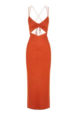 Hansen & Gretal Tropicano Dress Ginger Size L/AU 12 for rent on The Volte - image 3