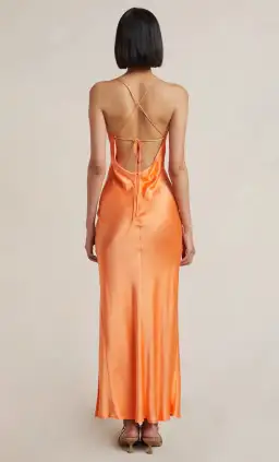Bec & Bridge Annika Maxi Dress Coral Size 6  for rent on The Volte - image 4