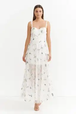 Asilio Botanical Crush Bra Dress White Size 12 for rent on The Volte - image 1