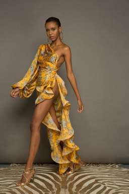 Bronx & Banco Hanna Gown Floral Size 6 for rent on The Volte - image 3