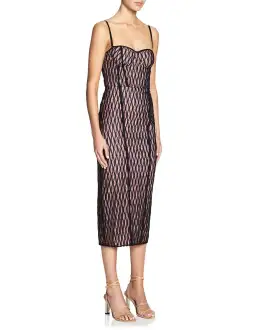 Manning Cartell Womens Pencil Dress Ropes & Cords Blaconette Lace Size 10 for rent on The Volte - image 2