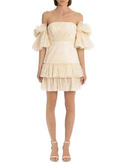 Acler Cooper Dress Cream Size AU 10 for rent on The Volte - image 1