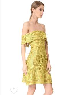 Thurley Ravello Strapless Mini Dress Yellow Size 10 for rent on The Volte - image 2