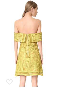 Thurley Ravello Strapless Mini Dress Yellow Size 10 for rent on The Volte - image 3