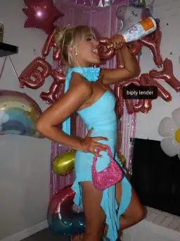 Fanci Club The Crime Dress Blue Size S / Au 8 for rent on The Volte - image 4