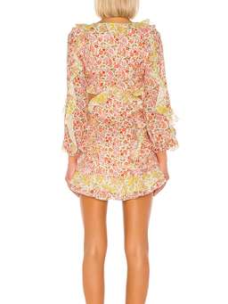 Zimmerman Goldie Spliced Short Dress Size 6