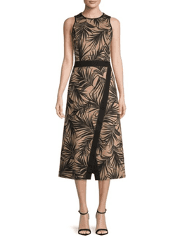 Hugo Boss Print Midi Dress