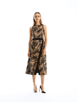 Hugo Boss Print Midi Dress