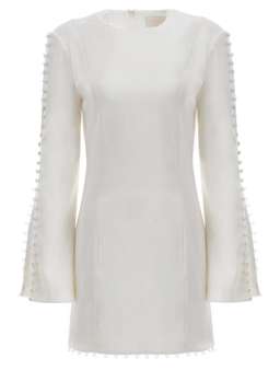 Misha Analiese Mini Dress White Size 8 for rent on The Volte - image 4