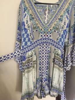 Camilla Salvsumm Summer Low V Neck Playsuit