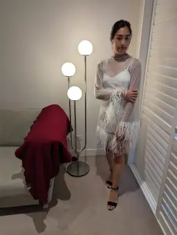 This is with the white slip
