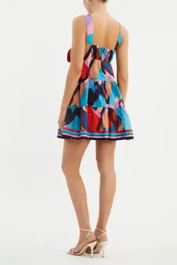 Rebecca Vallance Mini Dress Multi-colored Size AU 12 for rent on The Volte - image 2