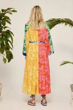 Alemais Louise Shirtdress Multi Color Size AU 12 for rent on The Volte - image 3
