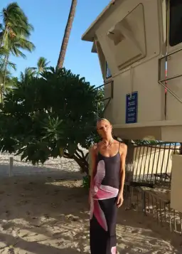 With Harper Lu Black Lily Floral Slip Dress Size S/ AU 8