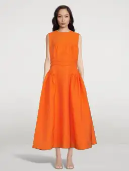 Rachel Gilbert Sophia Dress Orange Size AU 6 for rent on The Volte - image 1