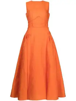 Rachel Gilbert Sophia Dress Orange Size AU 6 for rent on The Volte - image 4