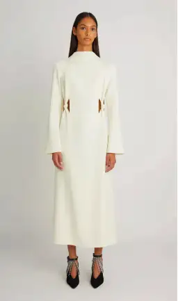 Camilla & Marc Knight Dress in White Size AU 10  for rent on The Volte - image 1