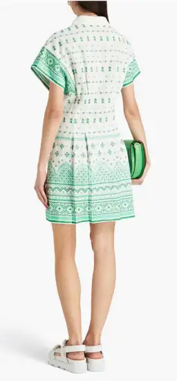 Maje Guipure Dress Print Size 38/AU 10  for rent on The Volte - image 2