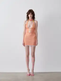 Poster Girl Gretchen Mini Dress Aperol Orange Size XS/Au 6  for rent on The Volte - image 1