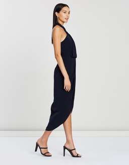 Shona Joy Knot Dress - Navy
