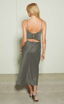BEC & BRIDGE Mila Midi Dress Khaki size 8 for rent on The Volte - image 3
