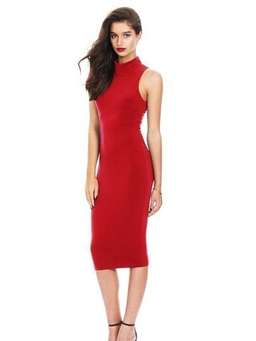 NOOKIE Senorita Halter Dress in Red size 8 for rent on The Volte - image 1