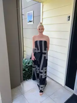 Ginger & Smart Walk In The Line Gown Black Size AU 10 for rent on The Volte - image 3