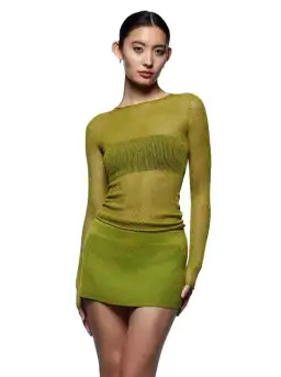 Tankair  Hot Mesh Top Green Size 6  for rent on The Volte - image 1