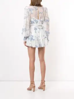 Alice McCall Floral-Print Transparent Playsuit Floral Size 6 for rent on The Volte - image 2