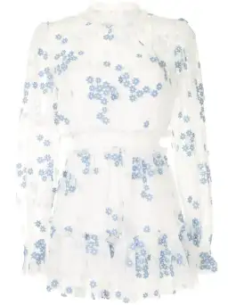 Alice McCall Floral-Print Transparent Playsuit Floral Size 6 for rent on The Volte - image 4