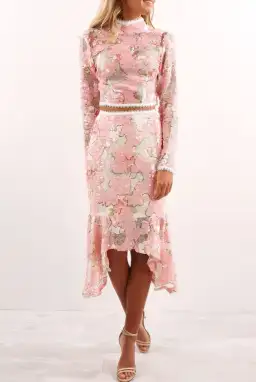 Asilio Luck Be A Lady Top & Skirt Set Sequin Size 10