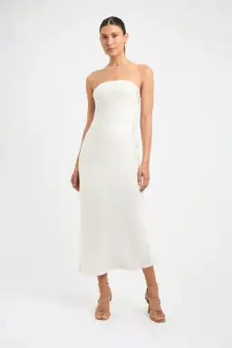 Kookai Milan Ivy Slip Dress Ivory Size 36/AU 8 for rent on The Volte - image 1