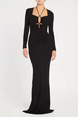 Rebecca Vallance Riccardo Gown Black Size 8 for rent on The Volte - image 1