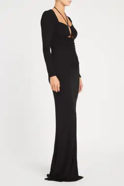 Rebecca Vallance Riccardo Gown Black Size 8 for rent on The Volte - image 2