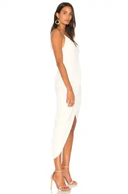 Shona Joy Cocktail Draped Dress Ivory Size 8 for rent on The Volte - image 2