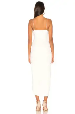 Shona Joy Cocktail Draped Dress Ivory Size 8 for rent on The Volte - image 3